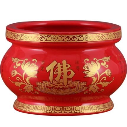 陶瓷香爐 佛具 器皿 用品供奉觀音財神家用香爐 插香爐 陶瓷大香爐